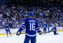 Mitch Marner of the Toronto Maple Leafs