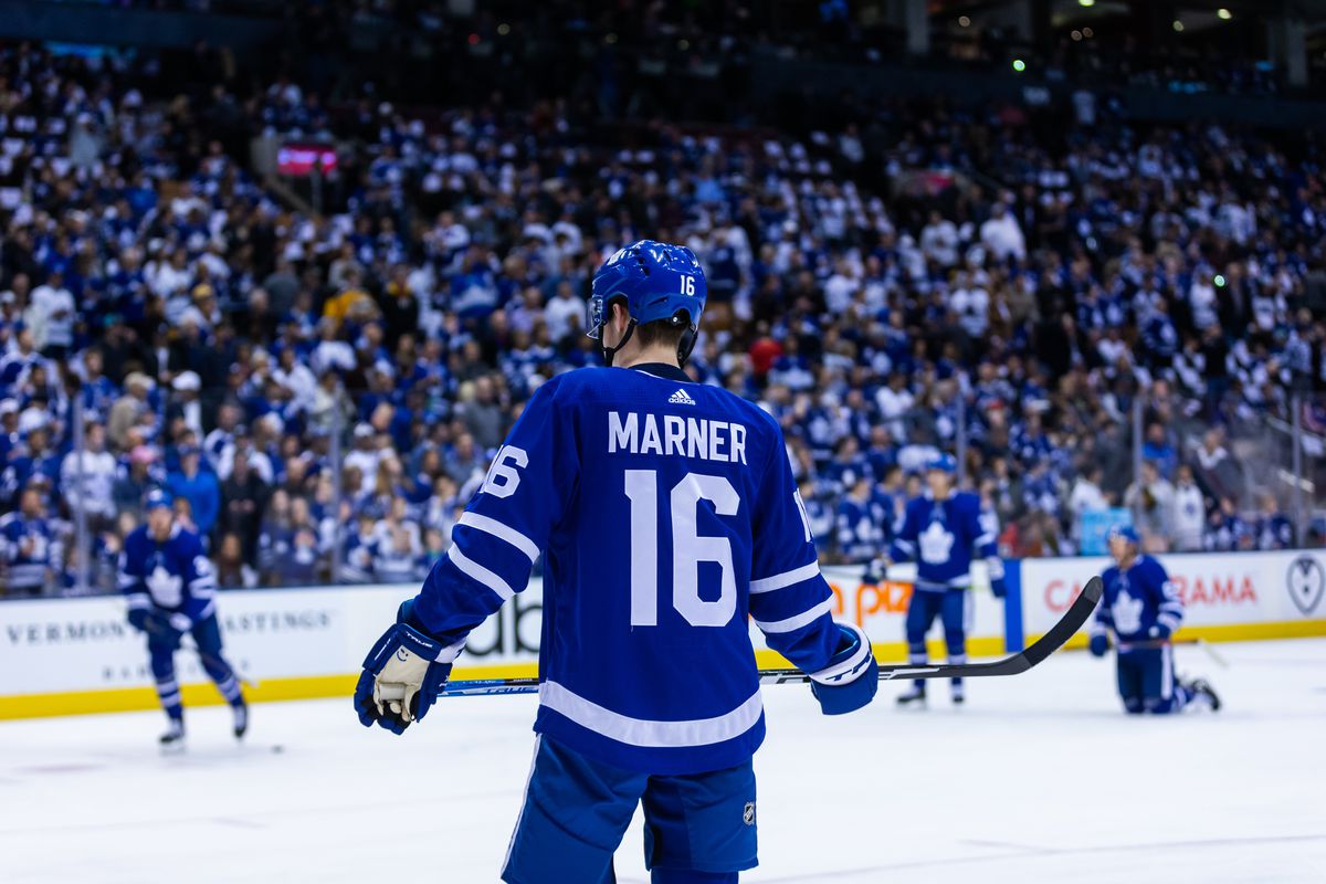 Mitch Marner of the Toronto Maple Leafs