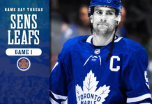 Toronto Maple Leafs vs. Ottawa Senators, Game #1