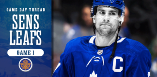 Toronto Maple Leafs vs. Ottawa Senators, Game #1