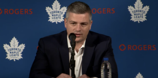 Toronto Maple Leafs head coach Sheldon Keefe