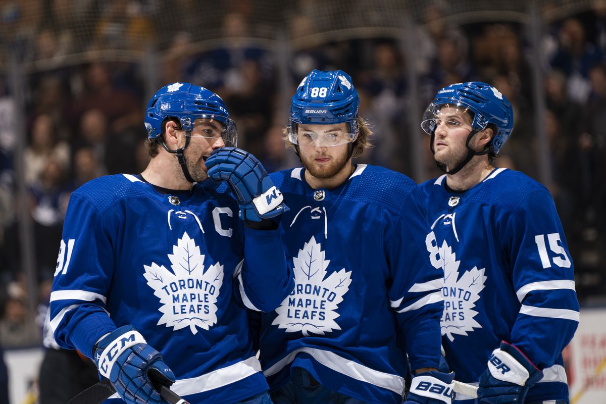 Toronto Maple Leafs’ John Tavares and William Nylander