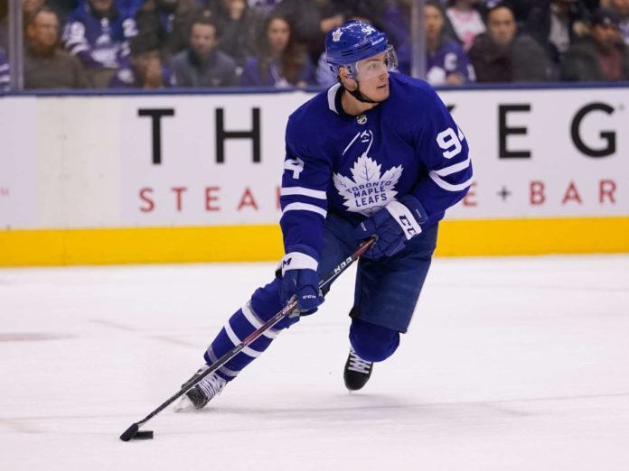 Tyson Barrie of the Toronto Maple Leafs