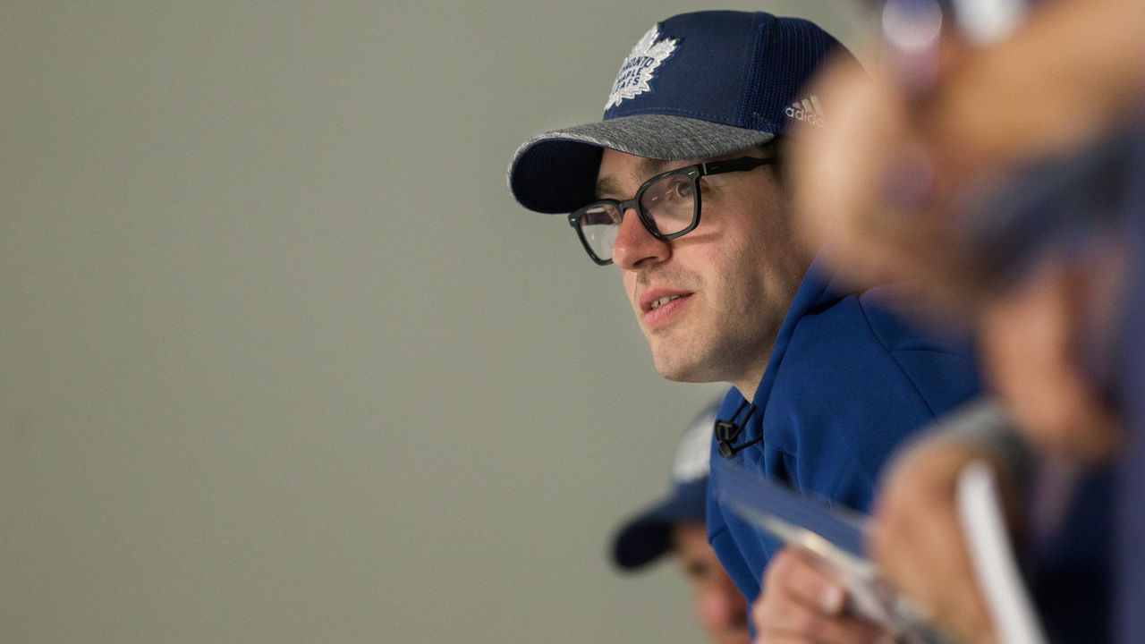 Kyle Dubas of the Toronto Maple Leafs