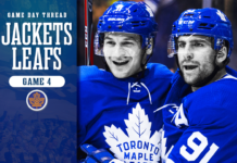 Toronto Maple Leafs vs. Columbus Blue Jackets, Game 4