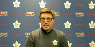 Kyle Dubas on Rodion Amirov: “We really like what he brings on both sides of the puck” Kyle Dubas at the 2020 NHL Draft