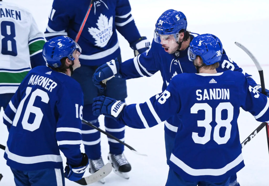 Toronto Maple Leafs Notebook: Celebrating the division clinch, playoff ...