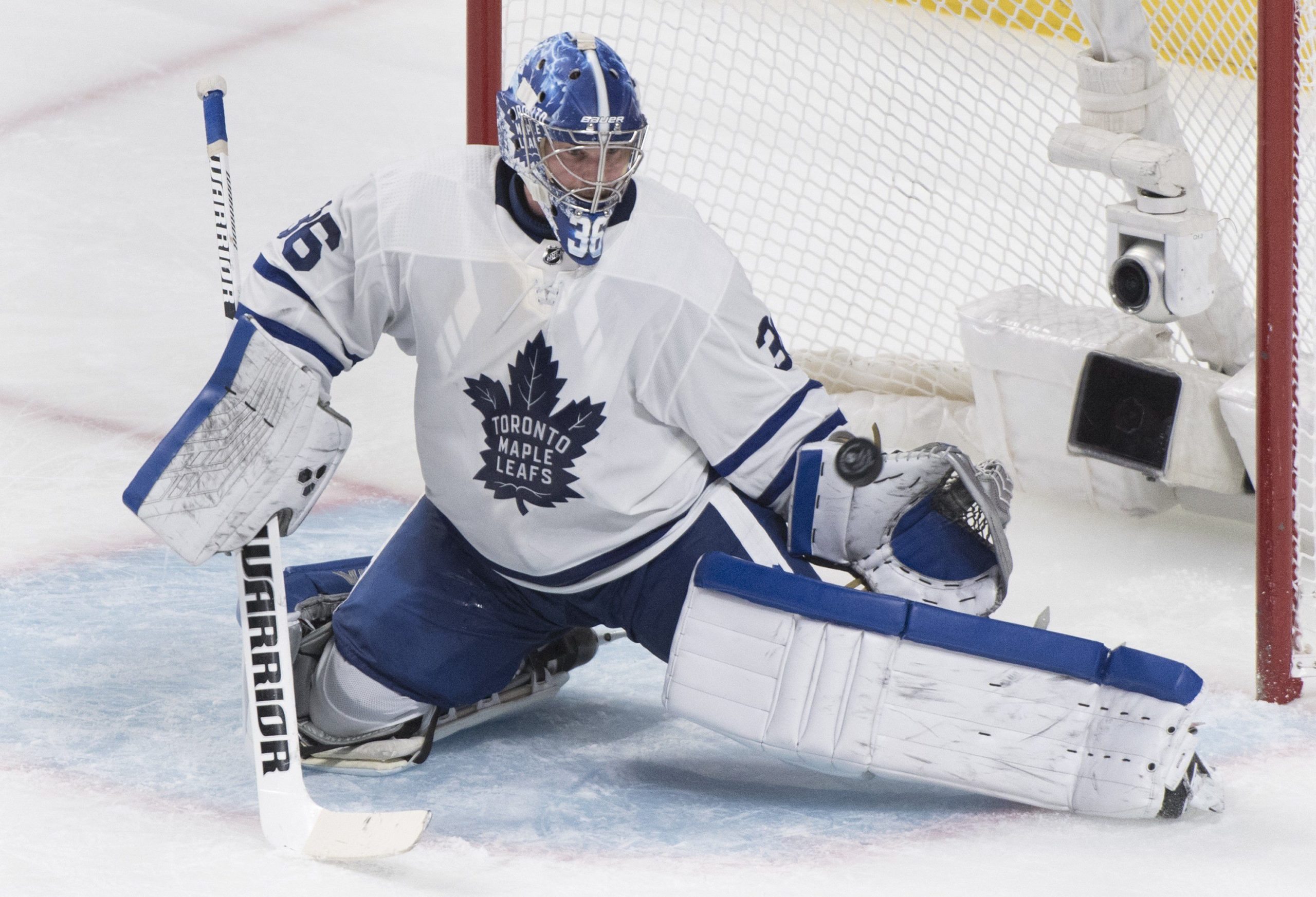 Jack Campbell of the Toronto Maple Leafs