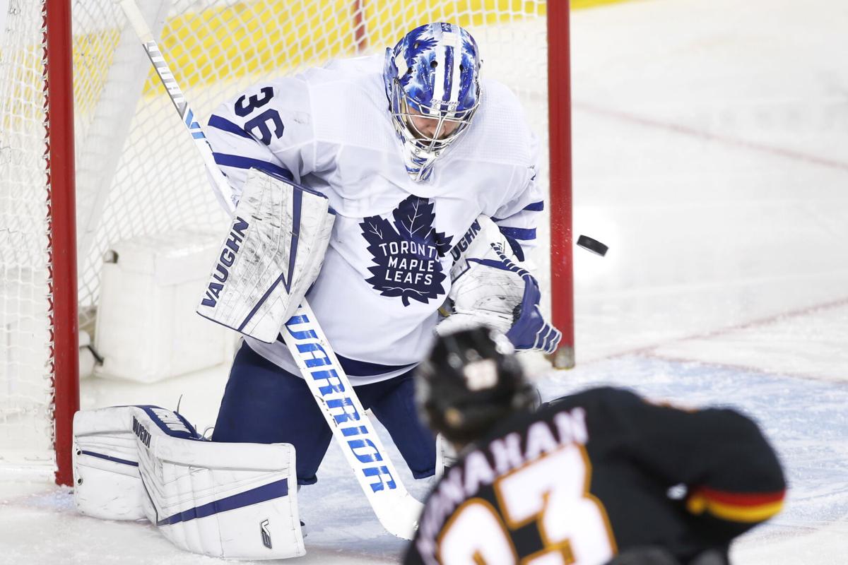 Toronto Maple Leafs vs. Calgary Flames, Jack Campbell