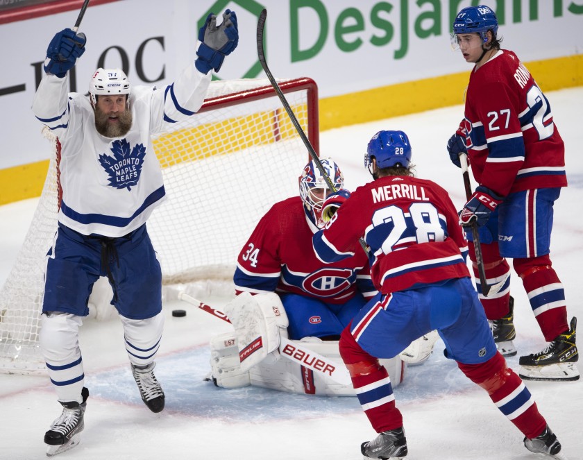 Joe Thornton, Toronto Maple Leafs vs. Montreal Canadiens