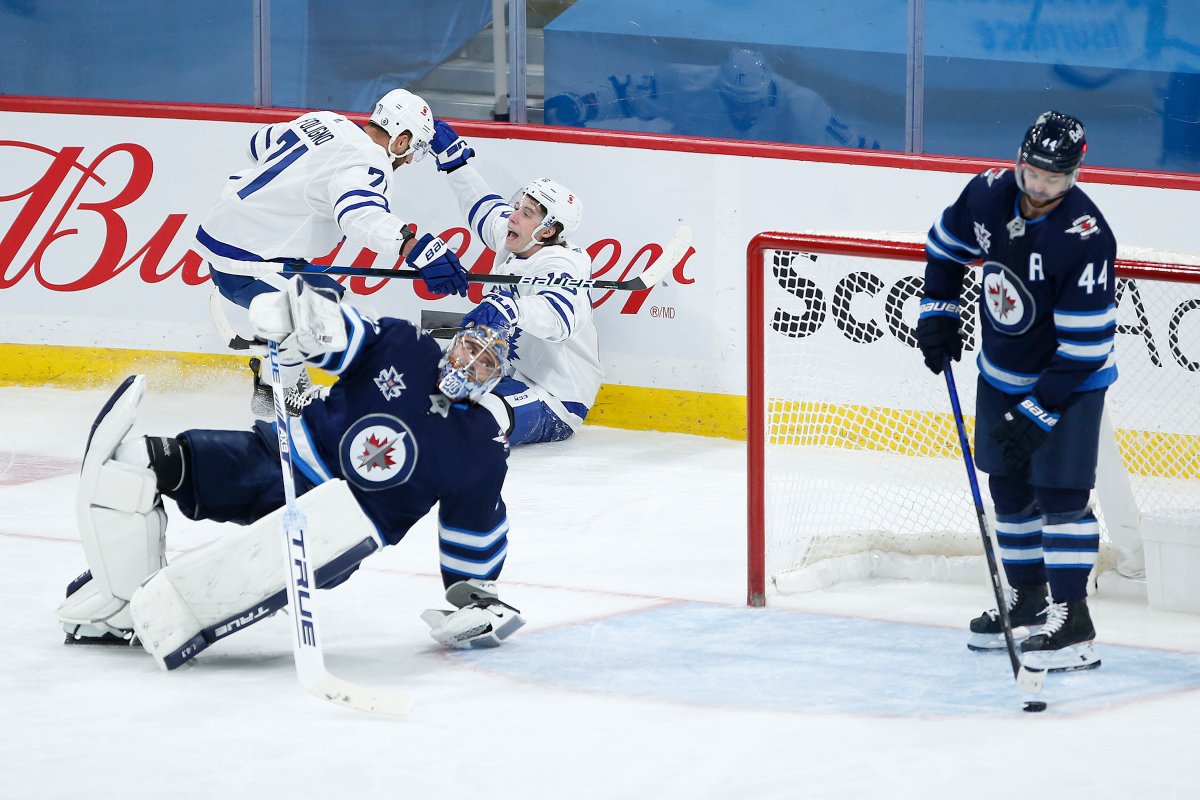 Toronto Maple Leafs vs. Winnipeg Jets, Nick Foligno & Mitch Marner
