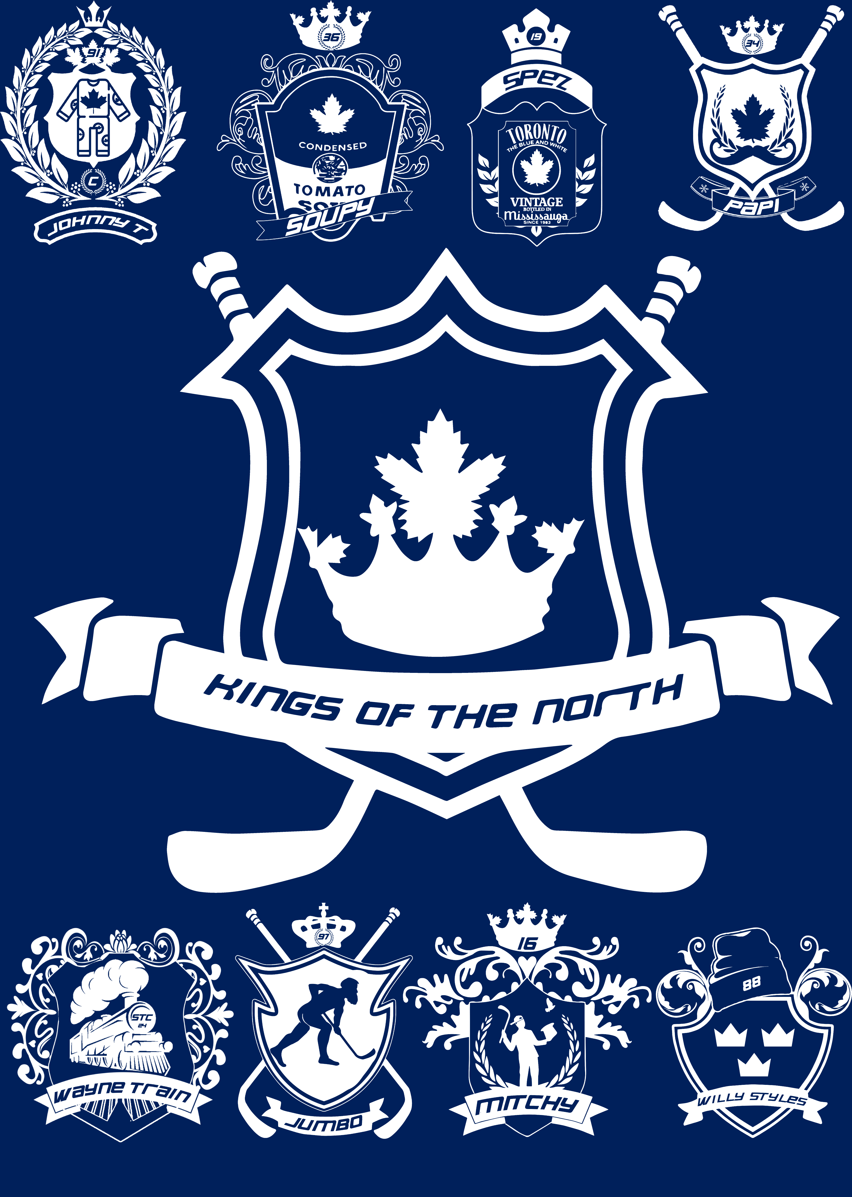 Kings of the North Leafs T Shirts