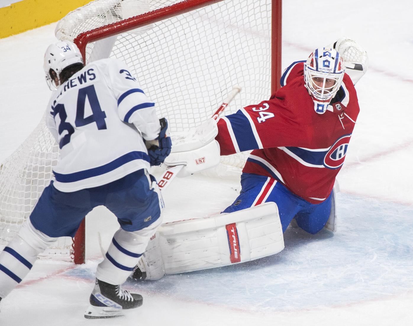 Matthews' late power-play goal gives Leafs win over Devils - ABC7