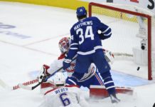 Auston Matthews, Toronto Maple Leafs vs. Montreal Canadiens