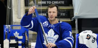 Jason Spezza of the Toronto Maple Leafs
