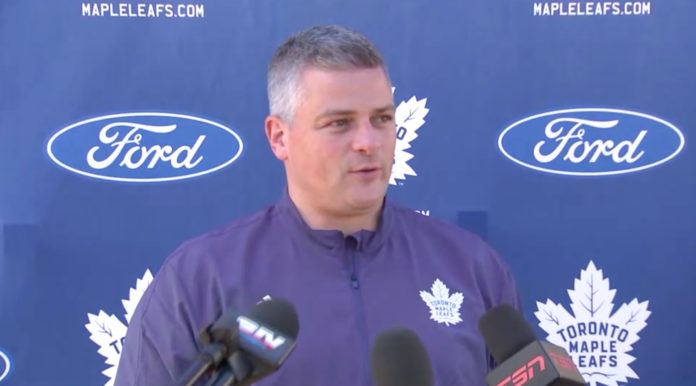 Sheldon Keefe, Toronto Maple Leafs practice