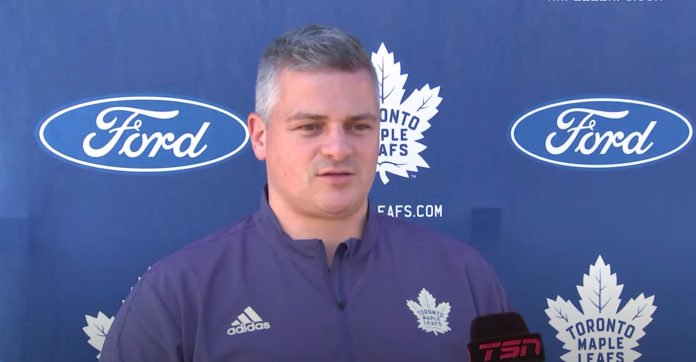 Sheldon Keefe, Toronto Maple Leafs practice