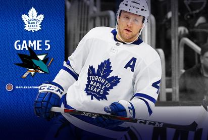 Toronto Maple Leafs going with same lineup for Game 5 against
