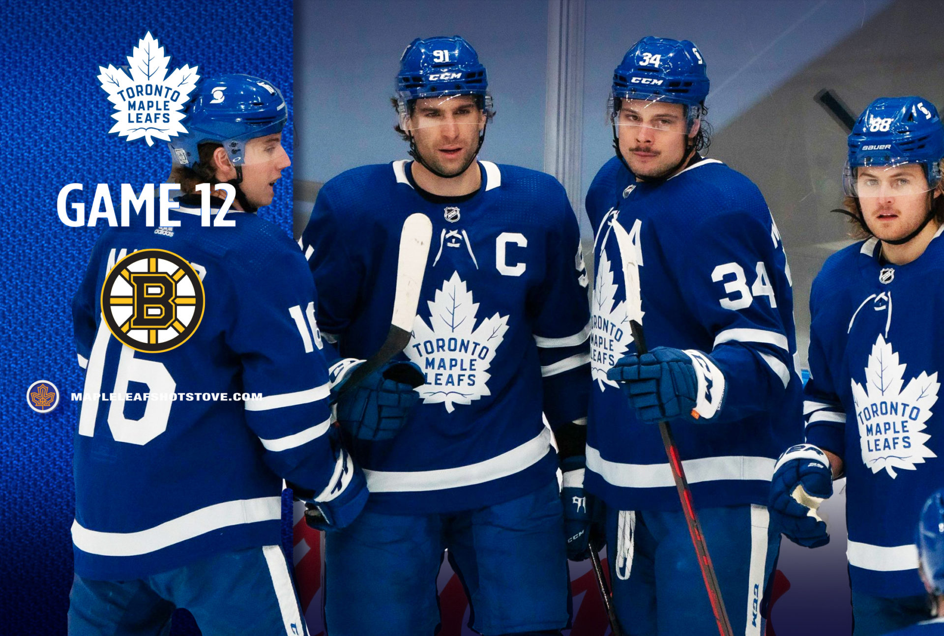 Toronto Maple Leafs vs. Boston Bruins Game 12 Preview, Projected