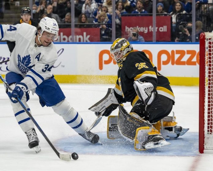 Auston Matthews, Toronto Maple Leafs vs. Boston Bruins