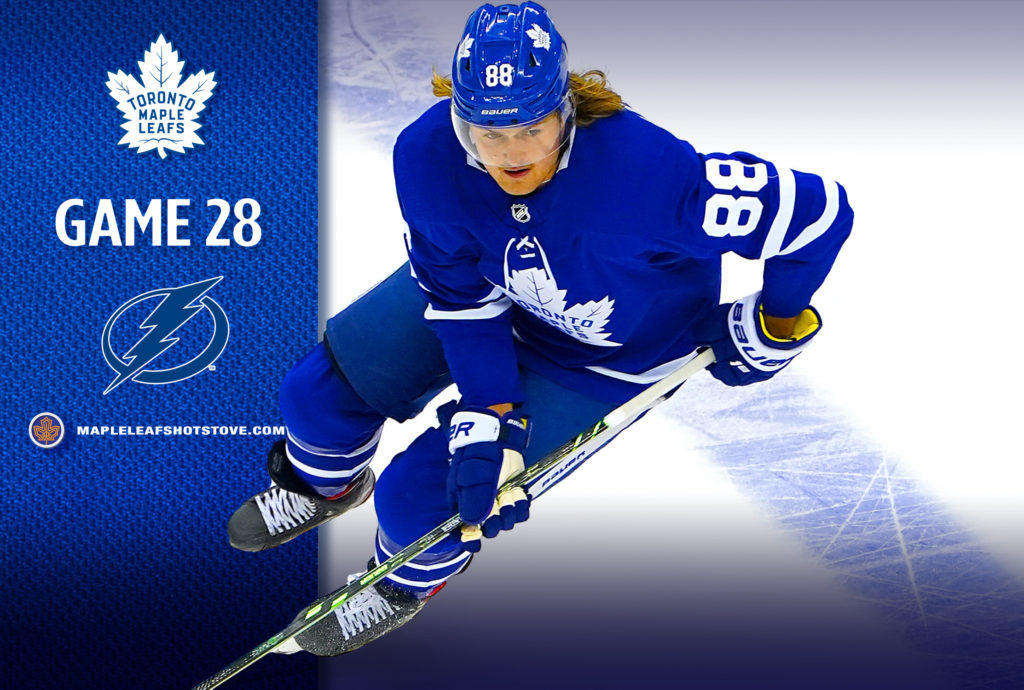 Toronto Maple Leafs vs. Tampa Bay Lightning Game 28 Preview