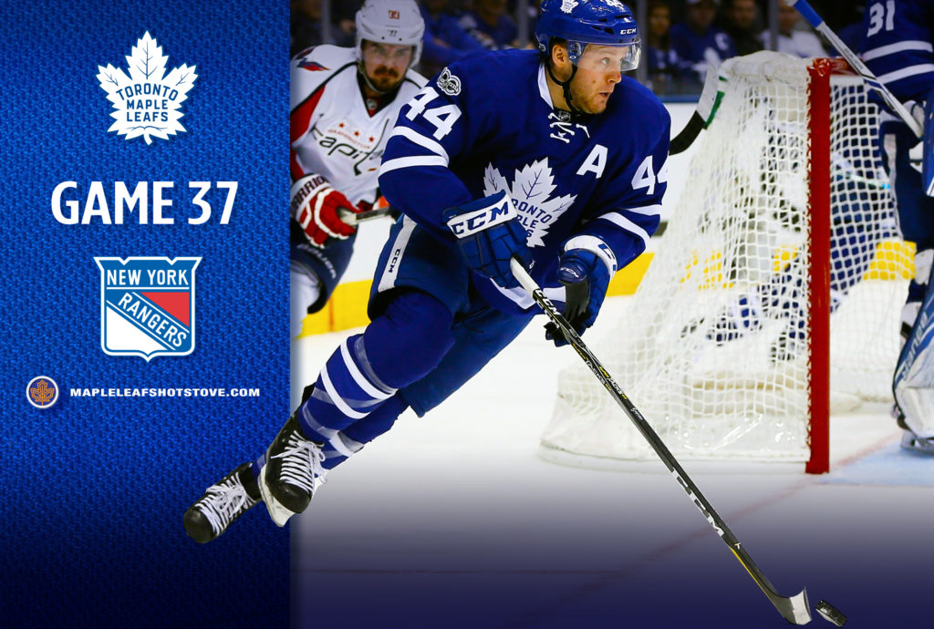 Toronto Maple Leafs Vs. New York Rangers – Game #37 Preview, Projected ...