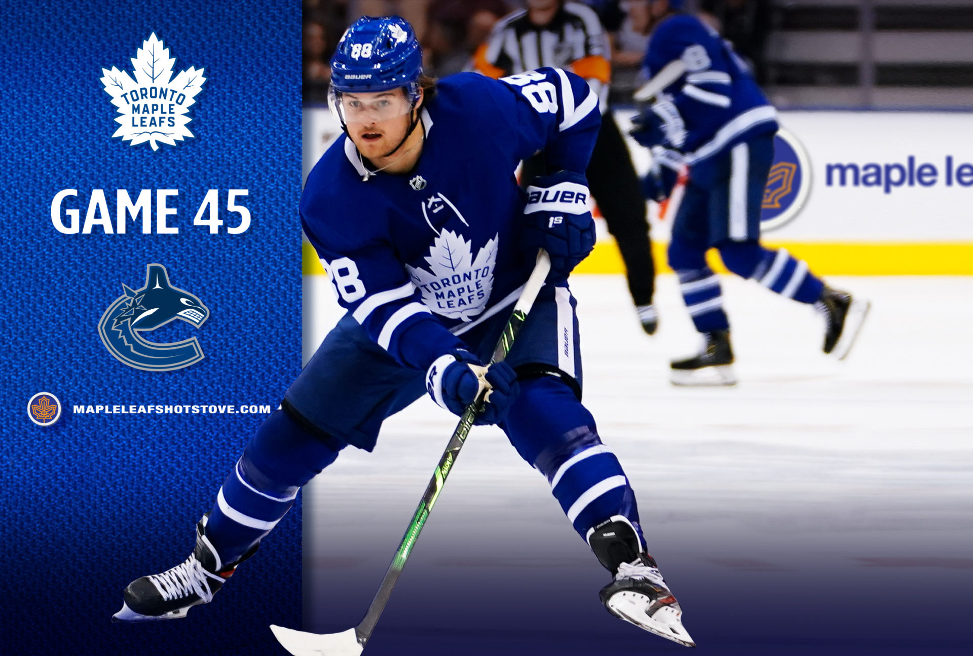 Toronto Maple Leafs Vs. Vancouver Canucks – Game #45 Preview, Projected ...