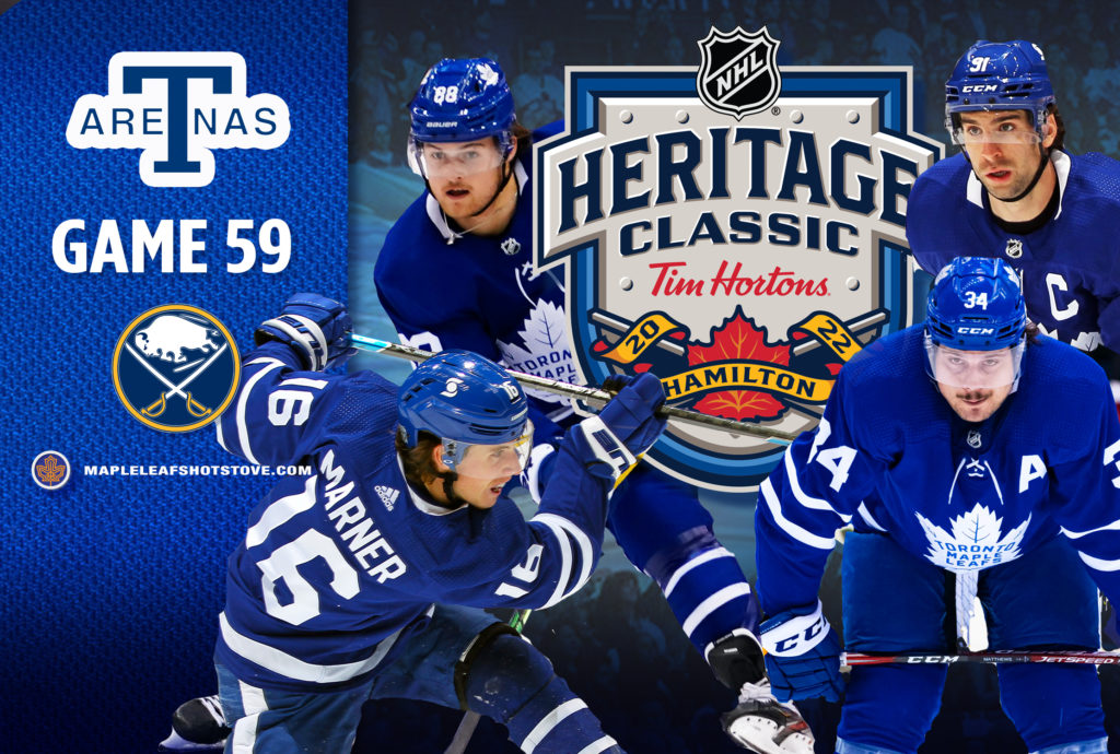 2022 Heritage Classic 12" Mini Round Sign Toronto Maple Leafs vs  Buffalo Sabres