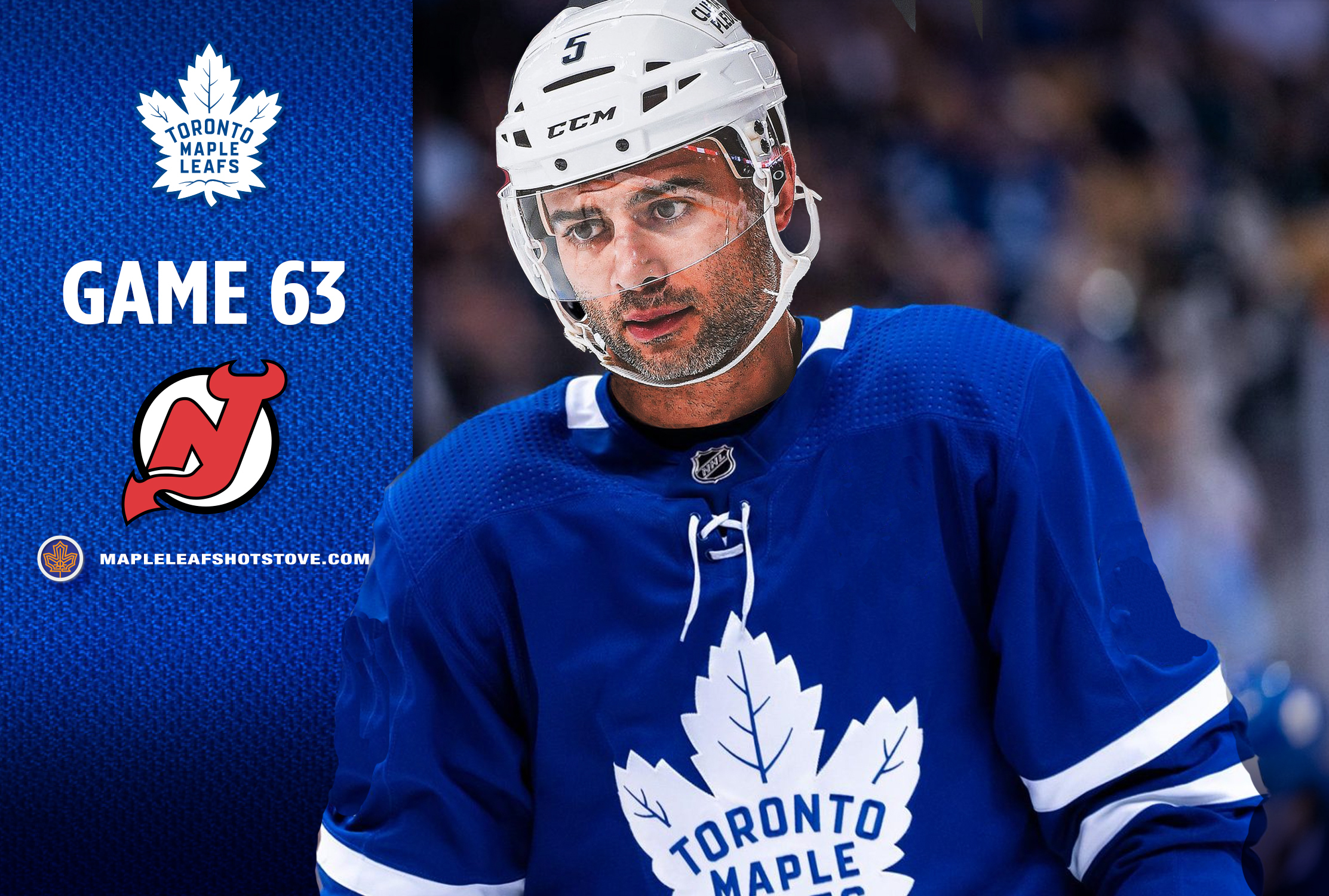 Toronto Maple Leafs at New Jersey Devils - Game #64 Preview, Projected  Lines & TV Info