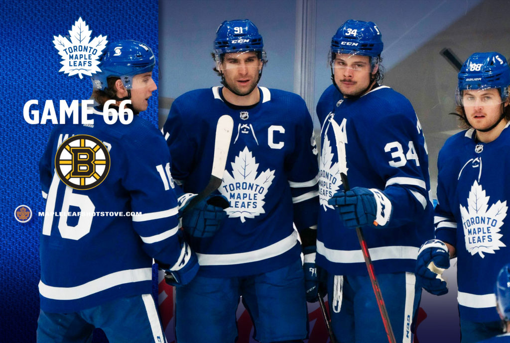 Toronto Maple Leafs Vs. Boston Bruins - Game #66 Preview, Projected ...