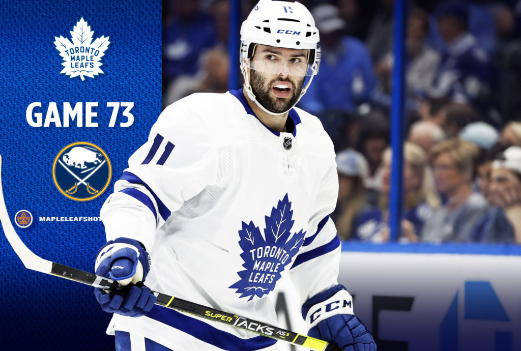 Toronto Maple Leafs Vs. Buffalo Sabres – Game #73 Preview, Projected ...