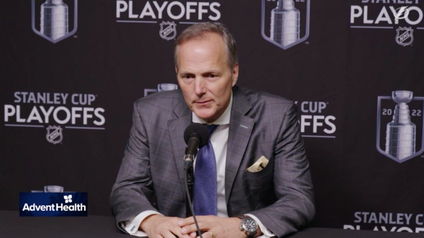 Jon Cooper After Giving Up A 2 0 Lead In The Lightning S Game 5 Loss To The Leafs We Re Not