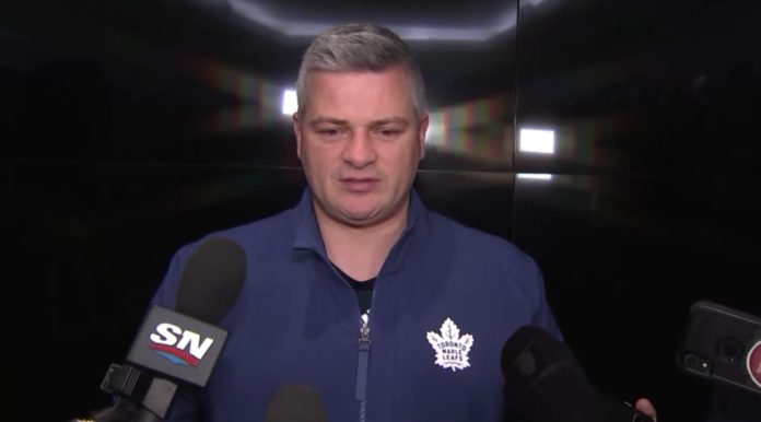 Sheldon Keefe, Toronto Maple Leafs practice