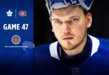 Toronto Maple Leafs vs. Montreal Canadiens, Ilya Samsonov