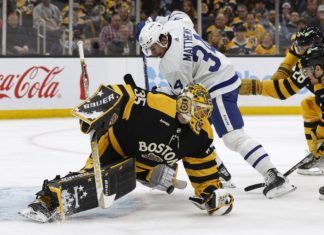 Auston Matthews, Toronto Maple Leafs vs. Boston Bruins