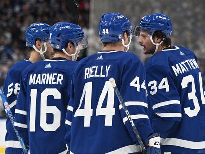 Mitch Marner and a group of young Leafs were looking extra young