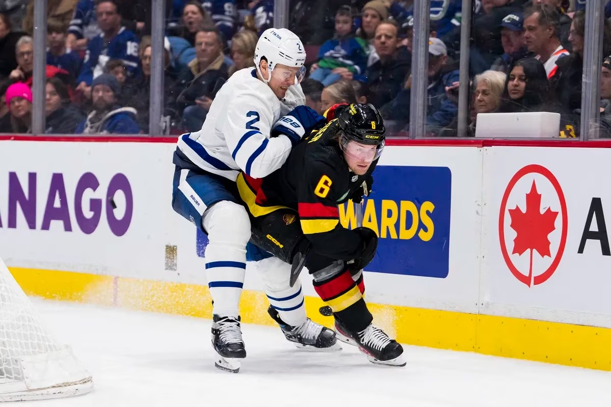 TSN on X: Leafs' Lafferty fined for cross-check on Lightning's