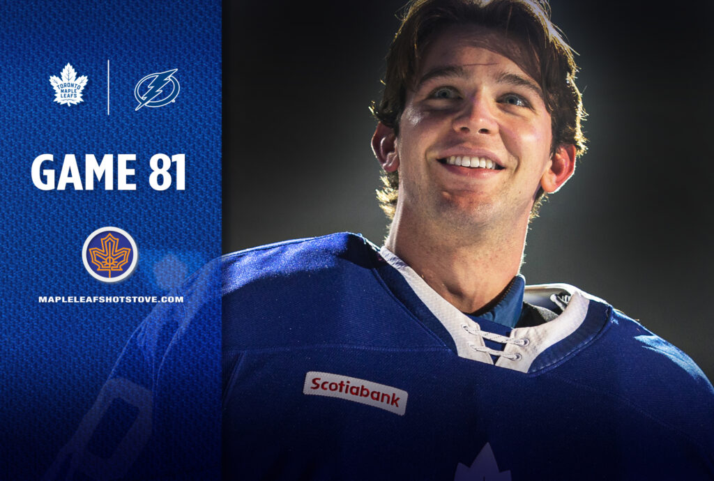 Toronto Maple Leafs vs. Tampa Bay Lighting Game 81 Preview