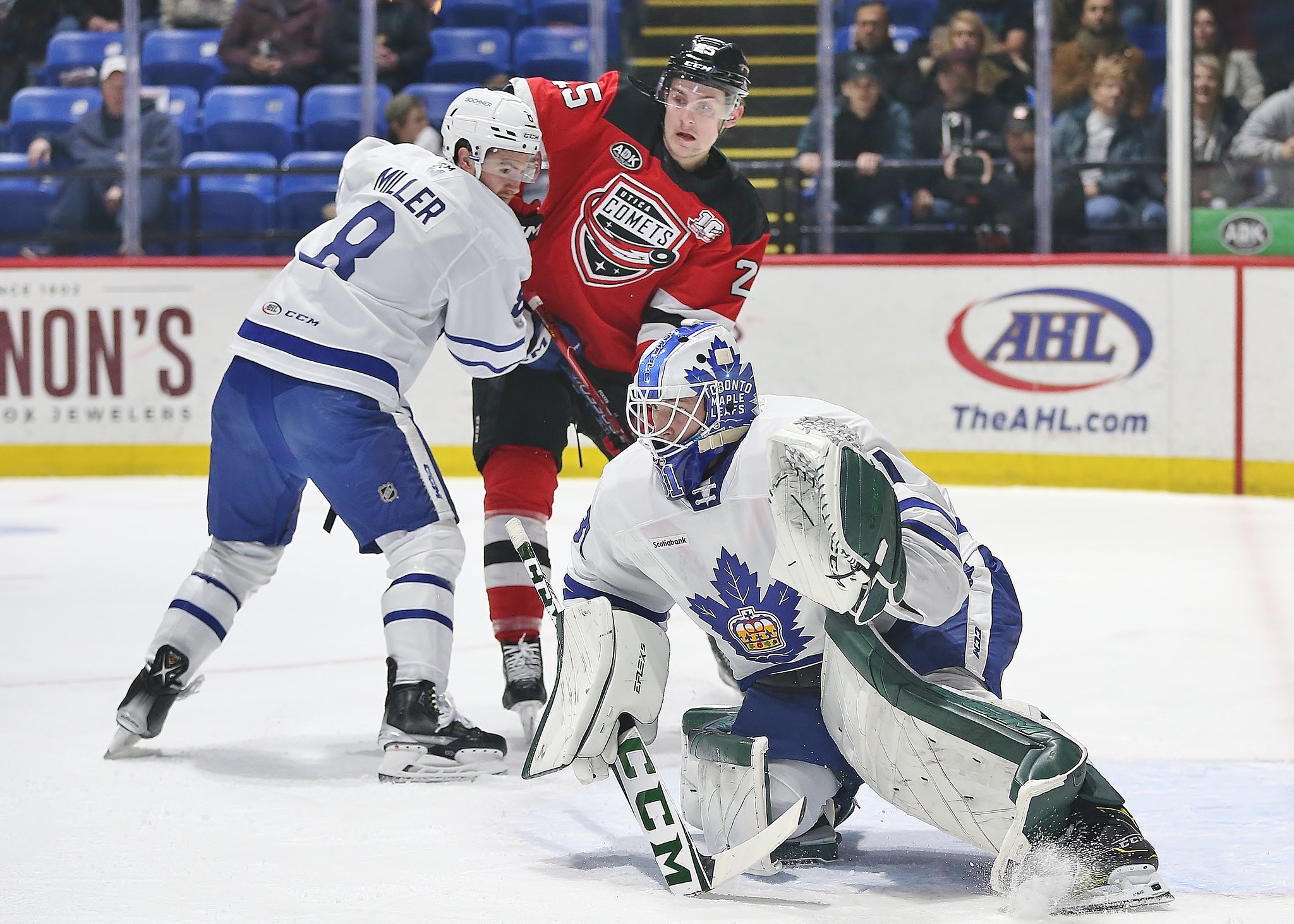 Toronto Marlies lose 5-0 to Utica, hang Dennis Hildeby out to dry in his AHL debut