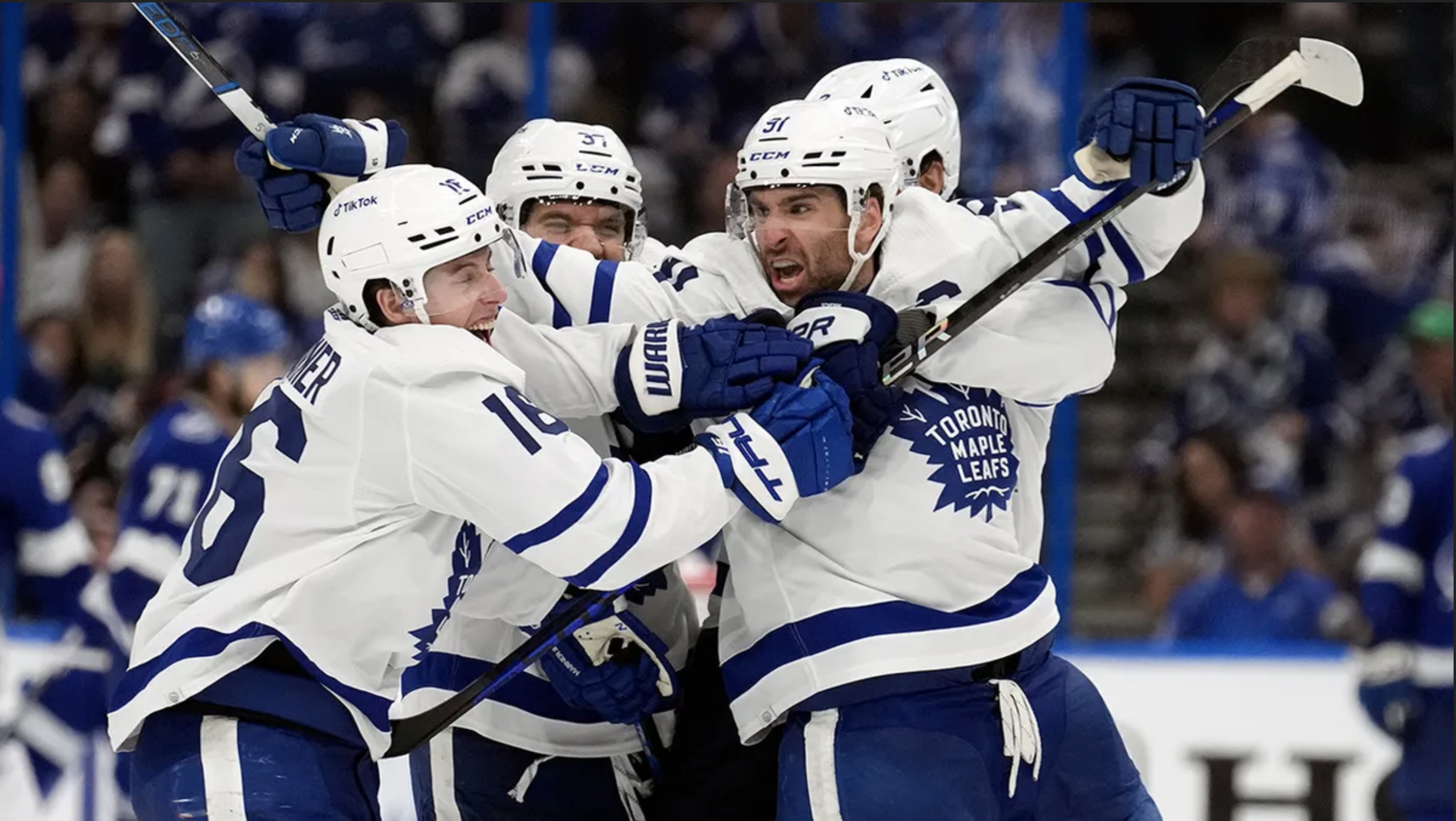 NHL scores: Maple Leafs top Lightning to end drought, Rangers