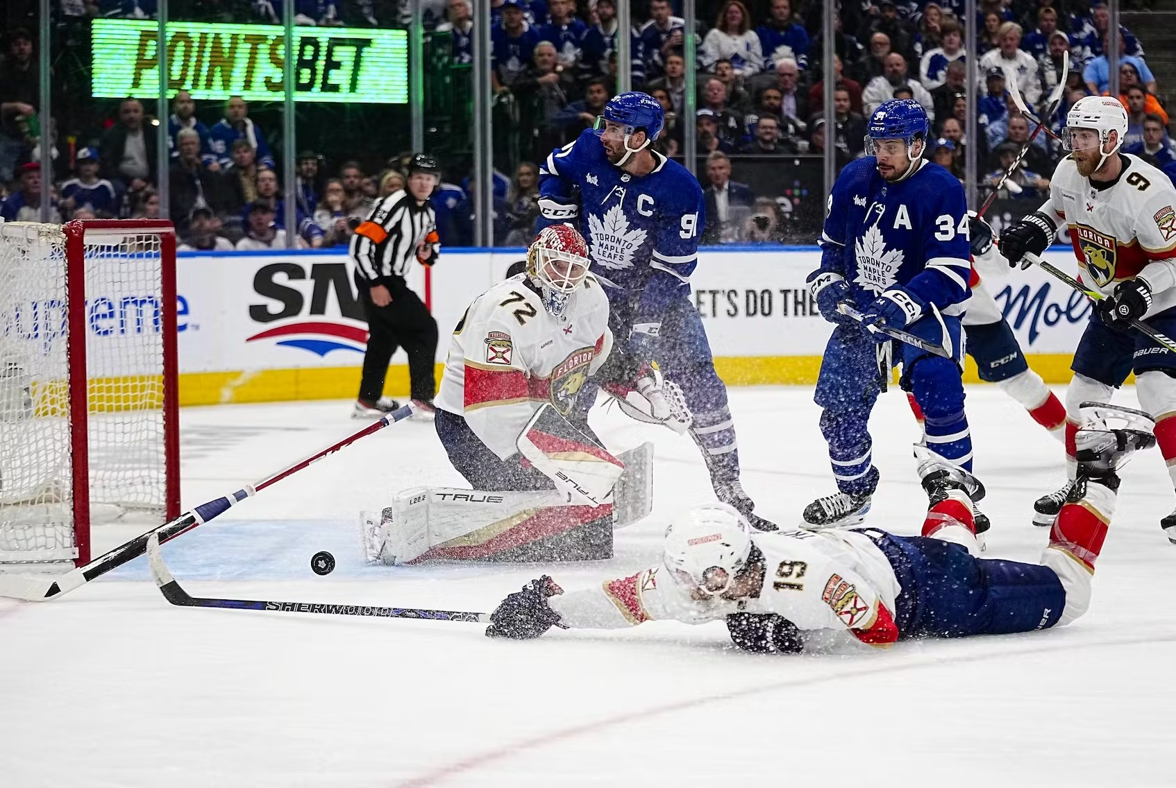 Sam Bennett Fined for Hit in Game 2 v. Toronto Maple Leafs