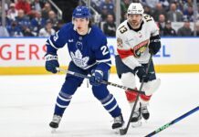 Drake Berehowsky: The Leafs' top draft pick last summer cut by