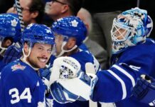Here is a picture of John Tavares smiling and William Nylander :) : r/leafs