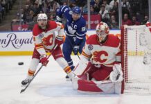 Chris Tanev, Maple Leafs vs. Flames