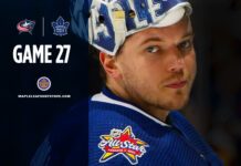 Ilya Samsonov, Maple Leafs vs. Blue Jackets