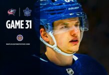 David Kampf, Maple Leafs vs. Blue Jackets