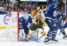 Maple Leafs vs. Bruins, Joseph Woll, David Pastrnak