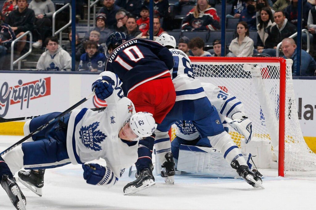 Jake McCabe, Maple Leafs vs. Blue Jackets