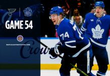 Bobby McMann, Maple Leafs vs. Blues