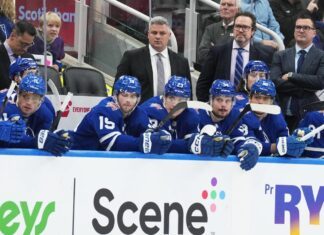 Sheldon Keefe, Maple Leafs bench
